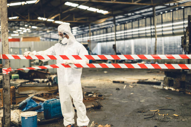 Professional Infectious Disease Decontamination technician working in Bellevue, PA
